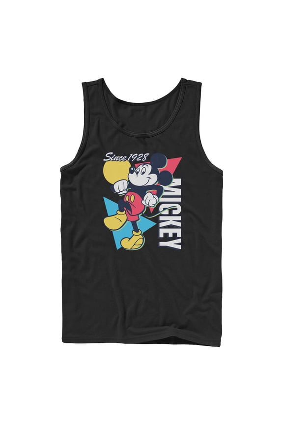 Mens Mickey & Friends Since 1918 Retro Tank Top
