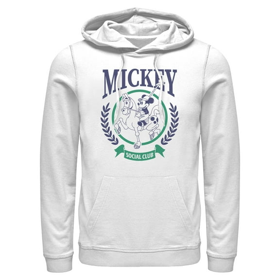 Mens Mickey & Friends Social Club Lightweight Hoodie