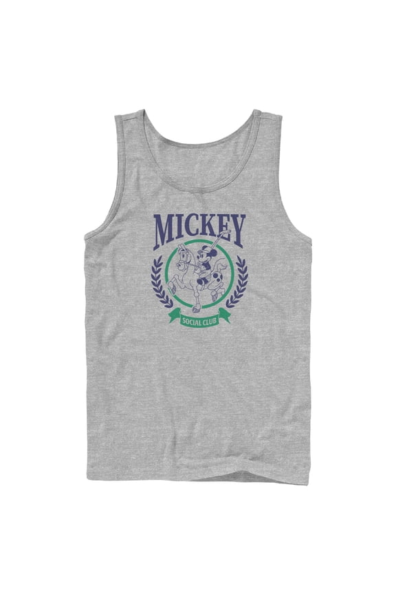Mens Mickey & Friends Social Club Tank Top
