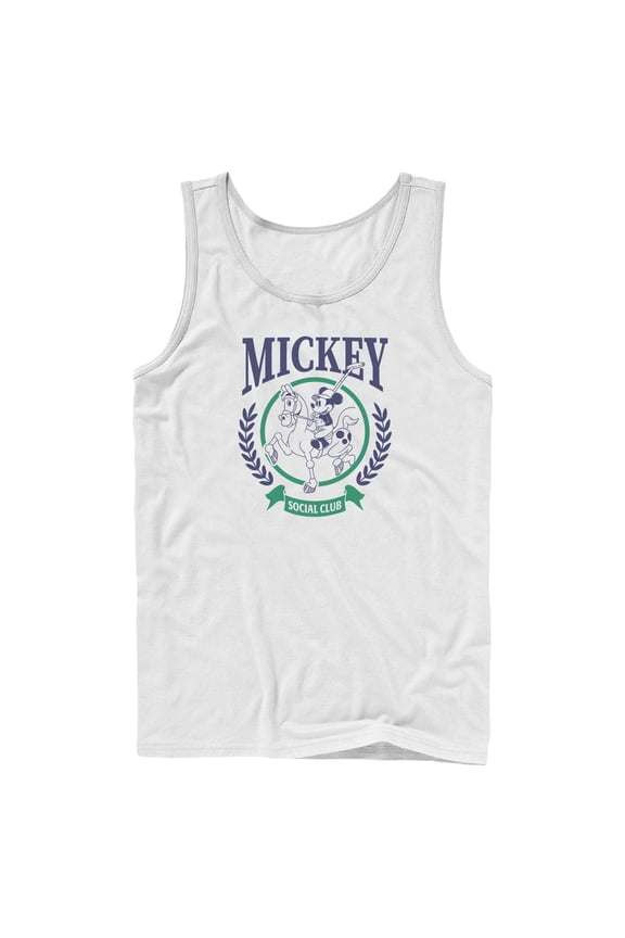Mens Mickey & Friends Social Club Tank Top