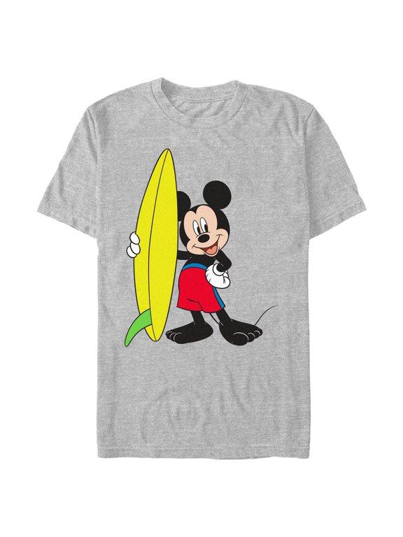 Mens Mickey & Friends Surfing T Shirt