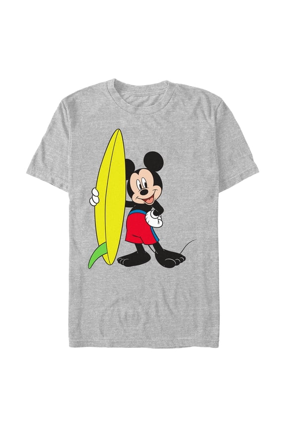 Mens Mickey & Friends Surfing T Shirt