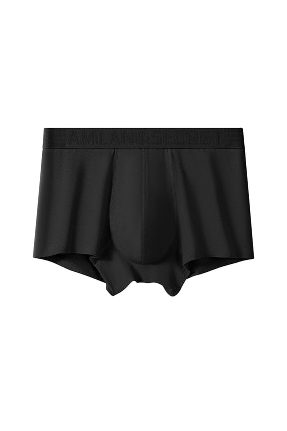Mens Micro Modal Trunk Underwear Comfortable Moisture Wicking Breathable Bikini Briefs Seamless Soft Support Pouch No Fly Boxer Briefs