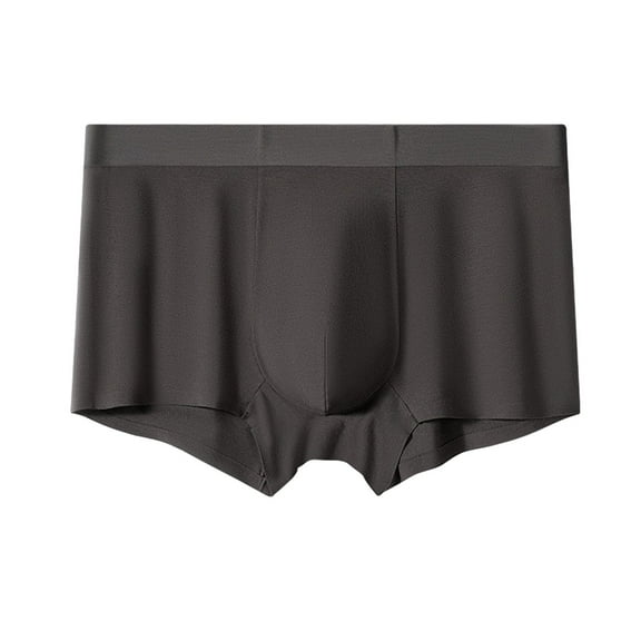 Mens Micro Modal Trunk Underwear Comfortable Moisture Wicking Breathable Bikini Briefs Seamless Soft Support Pouch No Fly Boxer Briefs