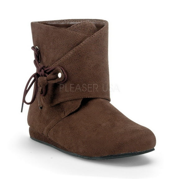 Funtasma RENAISSANCE-50 - Men'S Blk Microfiber Renaissance Shoe-Brown Microfiber-L