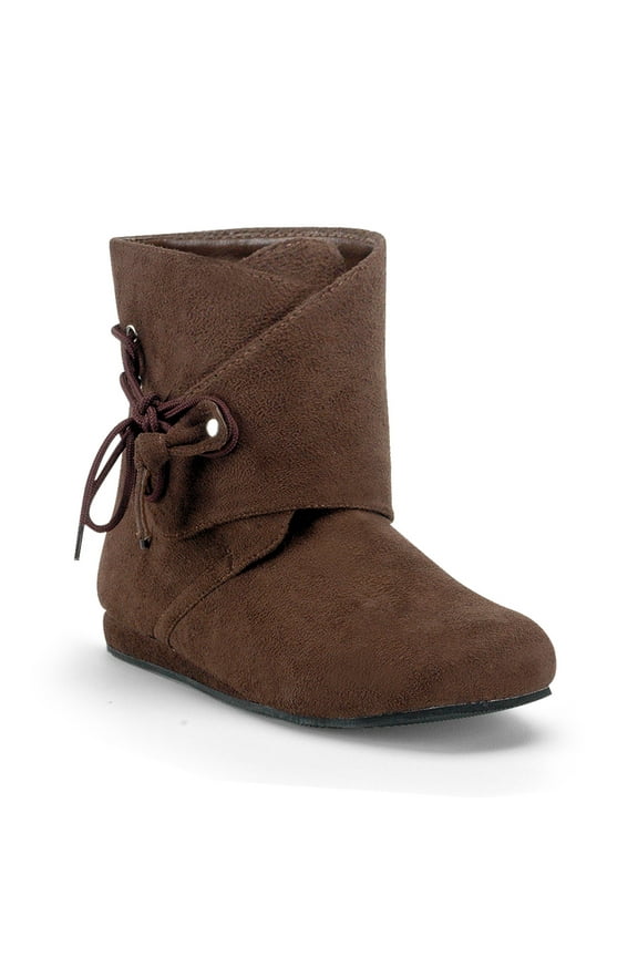 Mens Microfiber Brown Renaissance Boots size Small 8-9