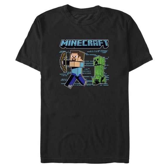 Mens Minecraft Creeper Behind You T Shirt