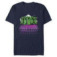thumbnail image 1 of Mens Minecraft Creeper Holographic Grid Floor T Shirt, 1 of 5