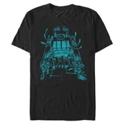 Mens Minecraft Dungeons 2 Twisted Warden Looming Over T Shirt