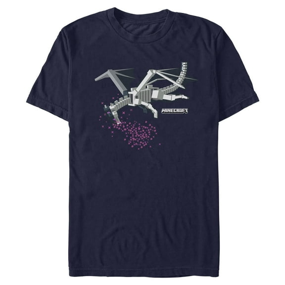 Mens Minecraft Ender Dragon Flying Decorations T Shirt