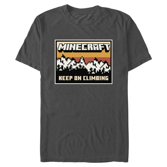 Mens Minecraft Keep On Climbing T Shirt