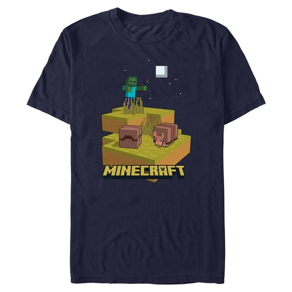 Mens Minecraft Night Armadillo T Shirt