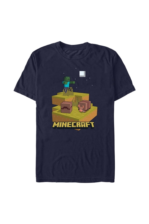 Mens Minecraft Night Armadillo T Shirt