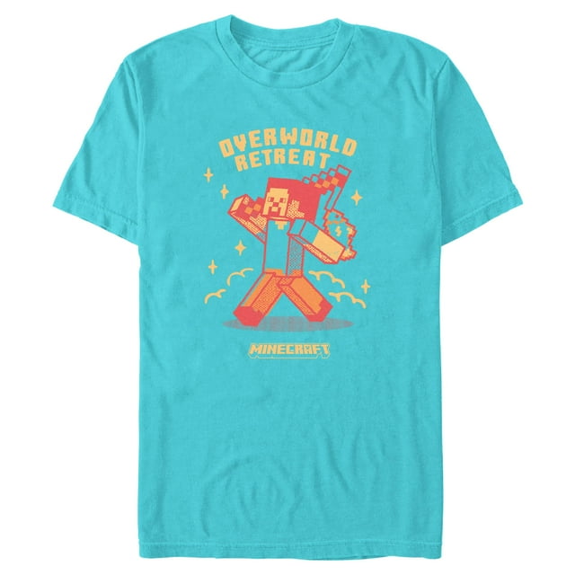 Mens Minecraft Overworld Retreat T Shirt