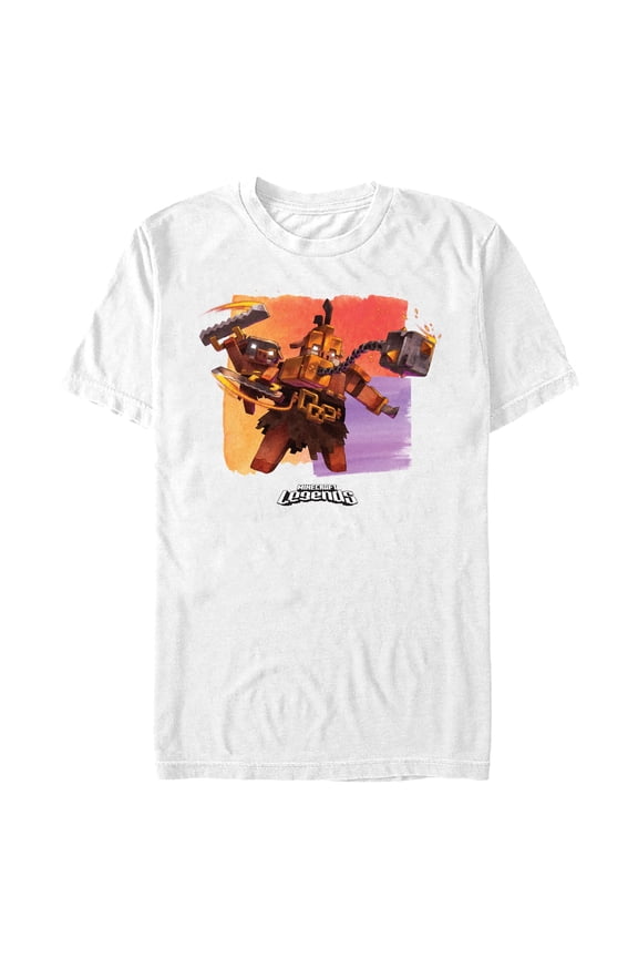 Mens Minecraft Piglin And Bruiser T Shirt