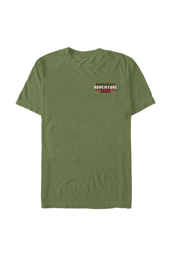 Mens Minecraft Pocket Adventure Club T Shirt