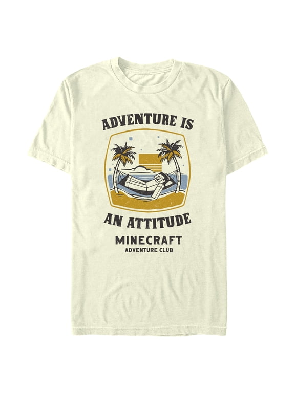 Mens Minecraft Steve Adventure Club T Shirt