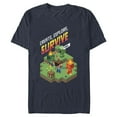 thumbnail image 1 of Mens Minecraft Steve Create Explore Survive T Shirt, 1 of 3
