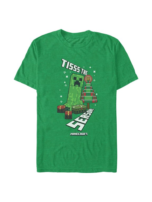 Mens Minecraft Tisss the Creeper Season T Shirt