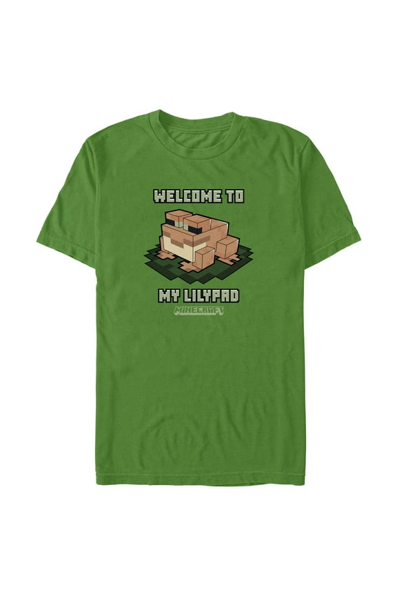 Mens Minecraft Welcome To My Lilypad T Shirt
