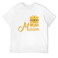 thumbnail image 1 of Mens Mini Muslim Islam Allah Alhamdulillah Religious Ramadan Gift T-Shirt White 3X-Large, 1 of 5