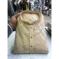 thumbnail image 1 of Mens Mirror Work Squared Kurta Pyjama Set | wedding wear kurta pajama|kurta men, 1 of 1