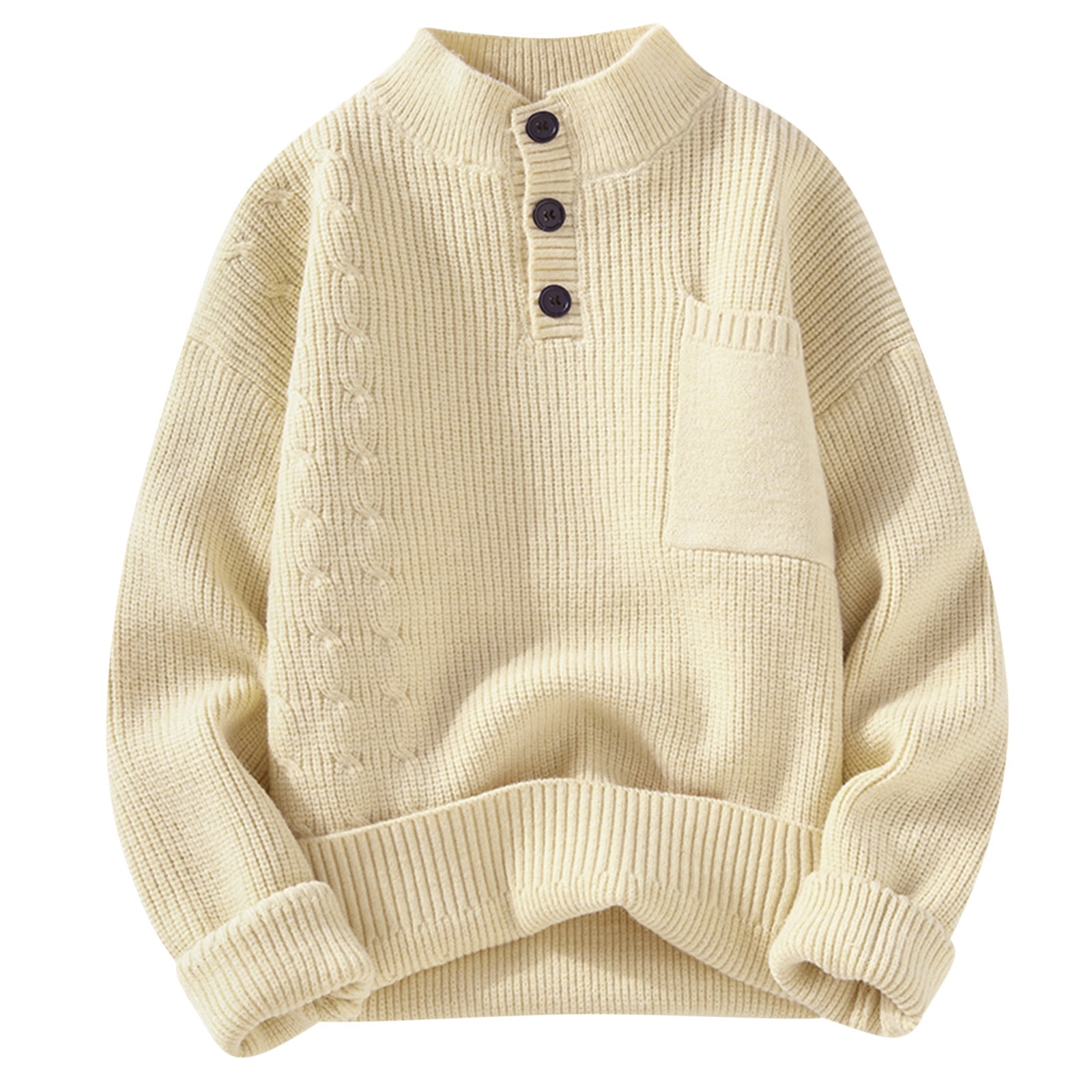 トップス KAJA WOOL AIR YARN HENLEY NECKKNIT M ovy KAJA WOOL AIR