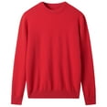 thumbnail image 1 of Mens Mock Neck Sweater Warm Knitted, 1 of 5