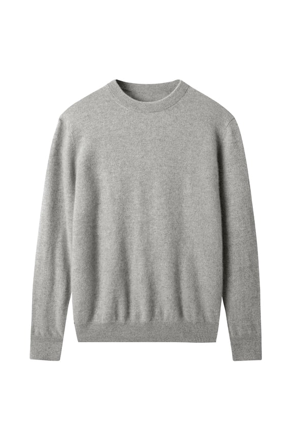 Mens Mock Neck Sweater Warm Knitted