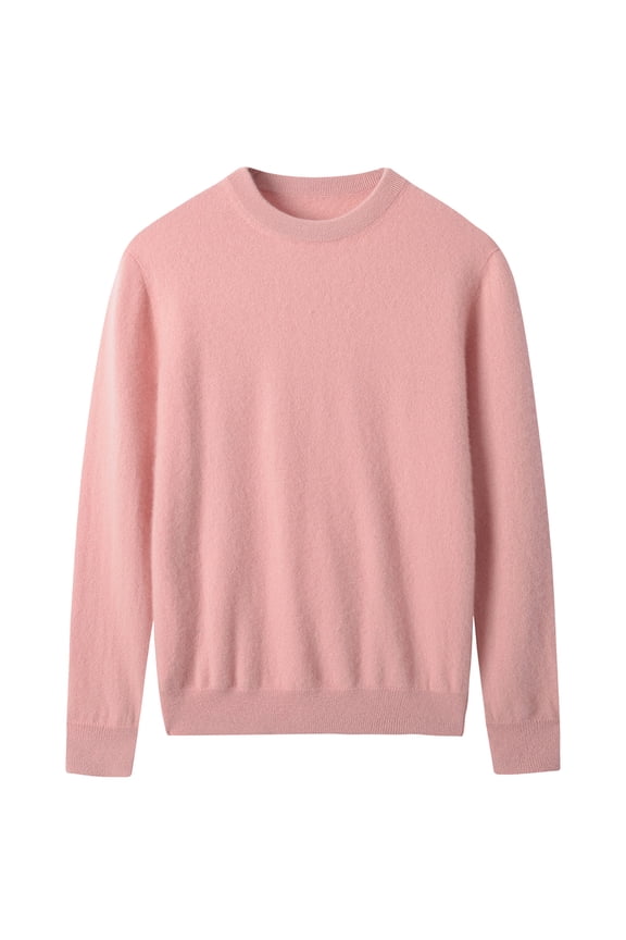 Mens Mock Neck Sweater Warm Knitted