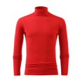 thumbnail image 1 of Mens Mock Turtleneck Shirt Long Sleeve Thermal Pullover Slim Fit Stretchy Lightweight Solid Base Layer Top, 1 of 4