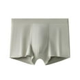 thumbnail image 1 of Mens Modal Boxer Briefs Underwear Casual Mid Waisted Breathable Stretchy Slim-Fit Lightweight Solid Color Support Cooling Boxers, 1 of 7