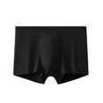 thumbnail image 1 of Mens Modal Boxer Briefs Underwear Casual Mid Waisted Breathable Stretchy Slim-Fit Lightweight Solid Color Support Cooling Boxers, 1 of 2