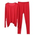 thumbnail image 1 of Mens Modal Pajamas Set Soft Mens Pjs Lounge Sets Lightweight Long Sleeve Sleepwear Soft Nightwear, 1 of 6