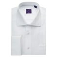 thumbnail image 1 of Mens Modena White Textured French Cuff Dress Shirt 14.5 2-3, 1 of 2