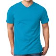 thumbnail image 1 of Mens Modern Slim Fit T-shirt, 3XL Light Turquoise, 1 of 2