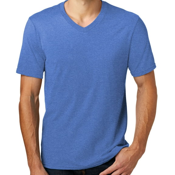 Mens Modern Slim Fit T-shirt, Extra-Small Heathered Royal