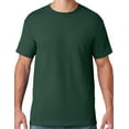 thumbnail image 1 of Mens Moisture-Wicking Cotton/Poly T-shirt, 5XL Forest Green, 1 of 2