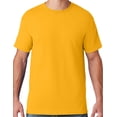 thumbnail image 1 of Mens Moisture-Wicking Cotton/Poly T-shirt, 5XL Gold, 1 of 2
