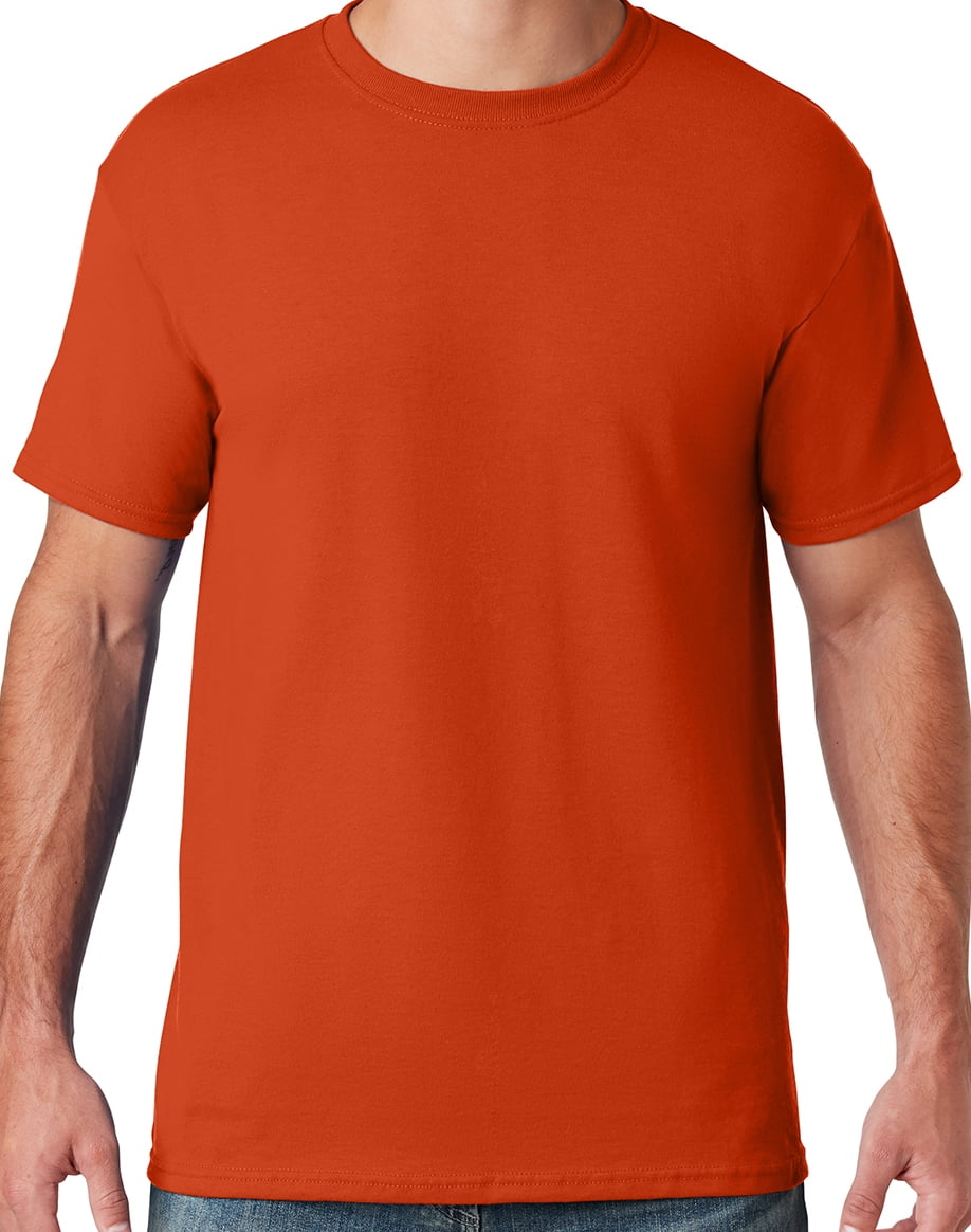 burnt orange t shirt mens