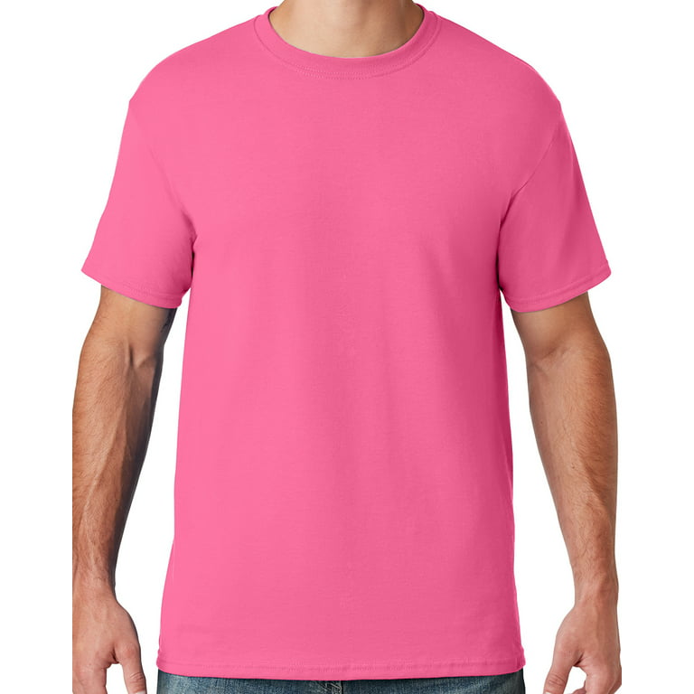 Jerzees Dri-Power 50/50 T-Shirt - Neon Pink - XL