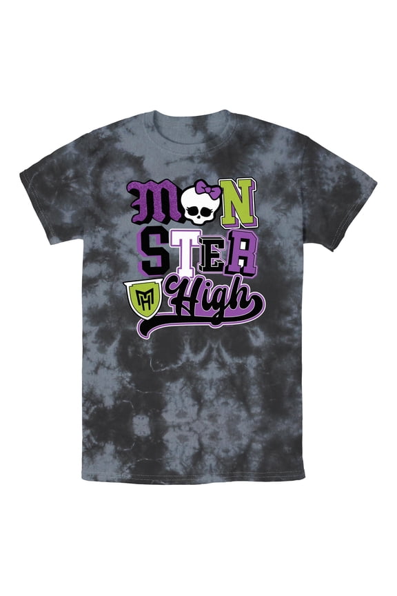 Mens Monster High Collegiate Collage Logo T Shirt