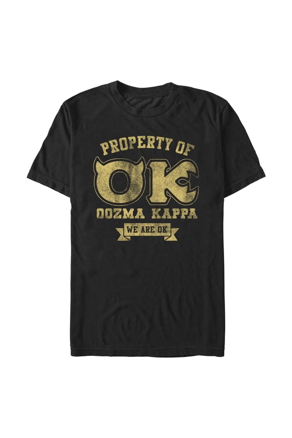 Mens Monsters Inc Distressed Property of Oozma Kappa T Shirt