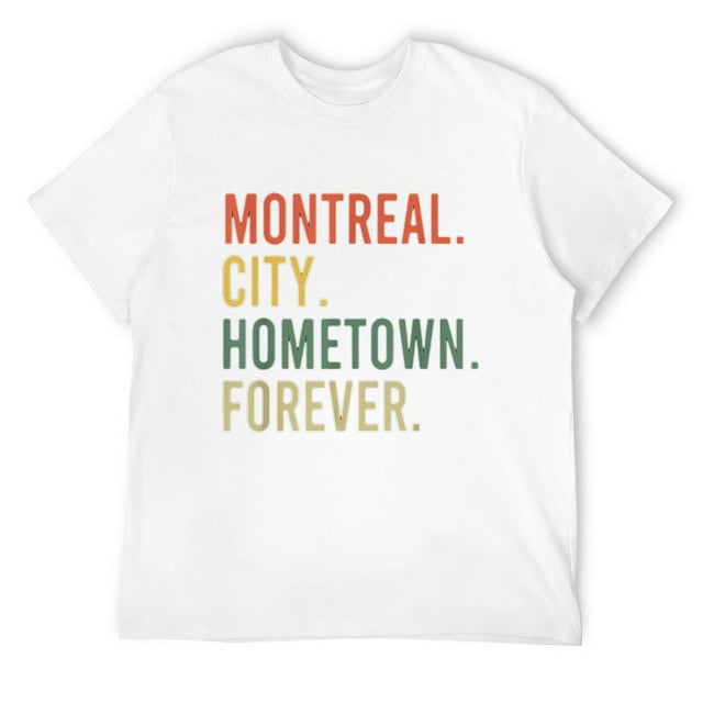 Mens Montreal City Hometown Forever Vintage Citizen Gift T-Shirt White ...