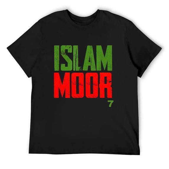 Mens Moorish American T-shirt Islam Moor Tees Black 3X-Large