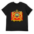thumbnail image 1 of Mens Morocco Football Jersey Moroccan Flag Moroccan Soccer T-Shirt Black Small, 1 of 5