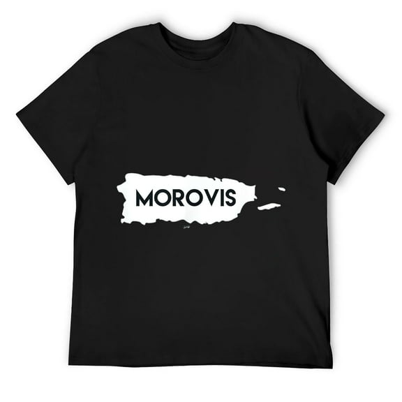 Mens Morovis Puerto Rican Jibaro Boricua T Shirt Black