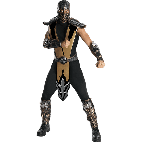 Mens Mortal Kombat Scorpion Costume