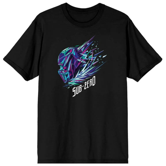 Mens Mortal Kombat Sub Zero Black Short Sleeve Shirt-S