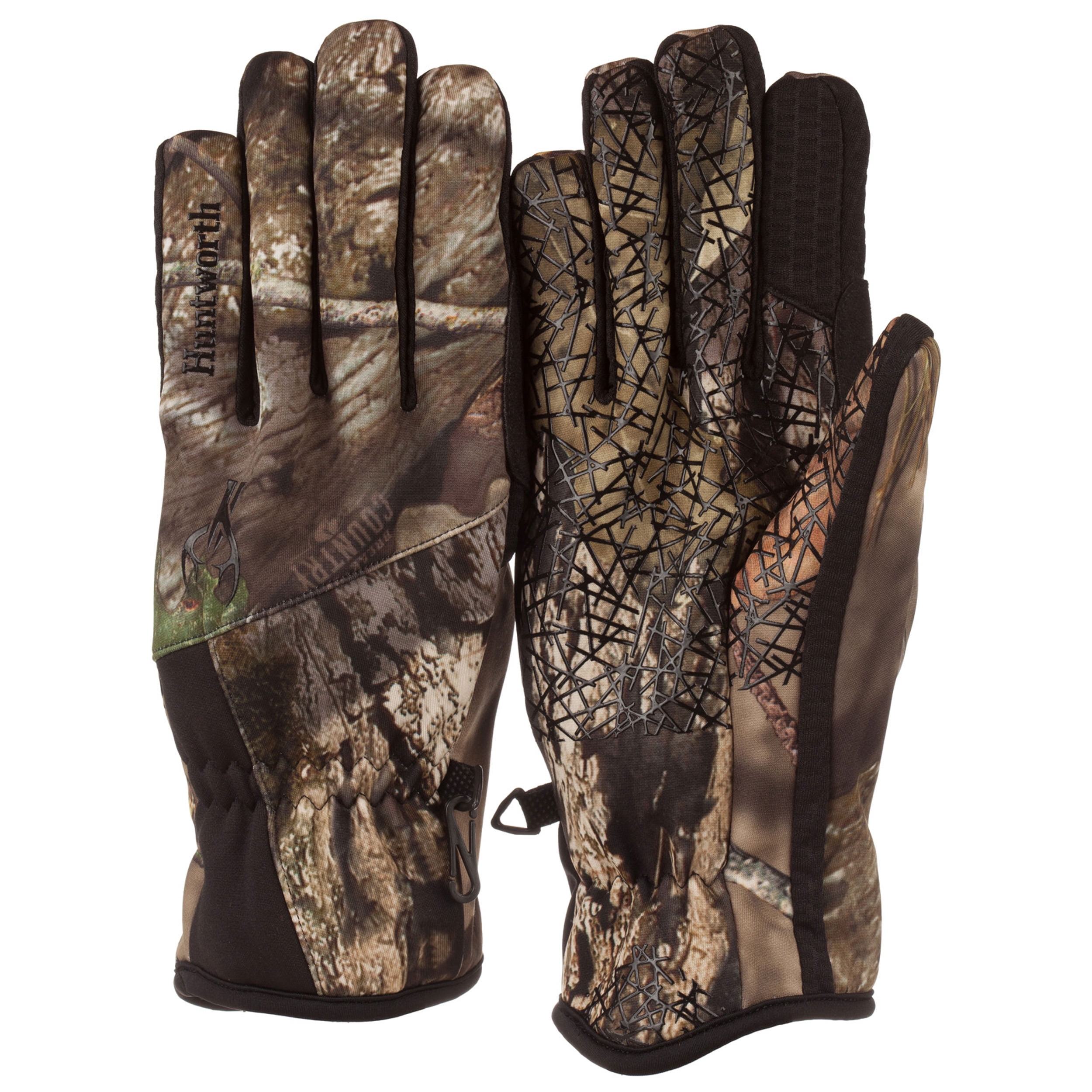 Green Camo Jersey Gloves